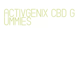 activgenix cbd gummies