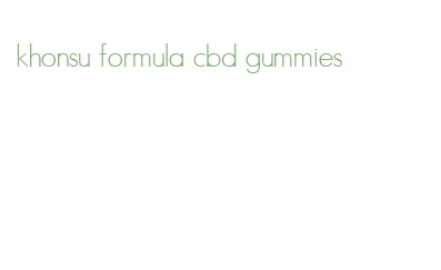 khonsu formula cbd gummies